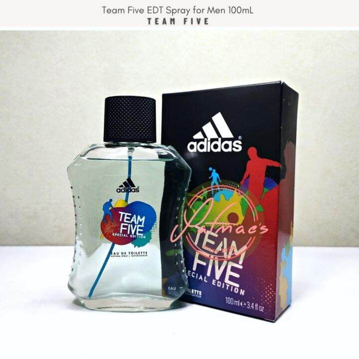 Adidas Team Five Special Edition Eau De Toilette Men 100mL EDT Lazada PH