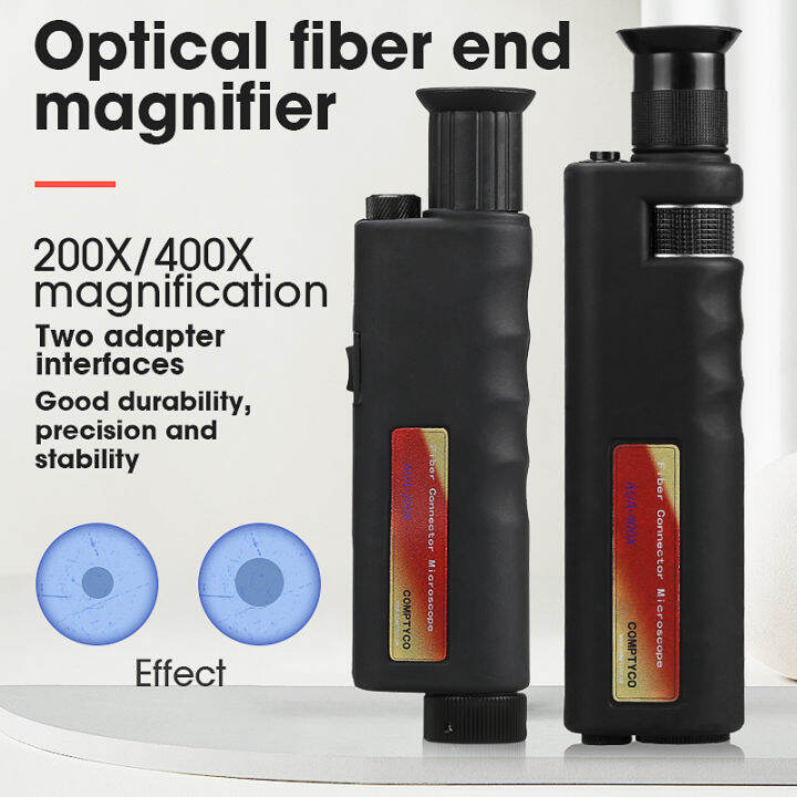 200400X Multiples Fiber Inspection Microscope Handheld Optical Fiber