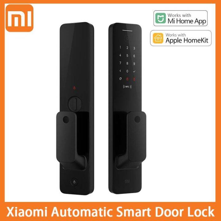 Xiaomi Mijia ลอคประตอจฉรยะอตโนมต Biometric ลายนวมอ NFC