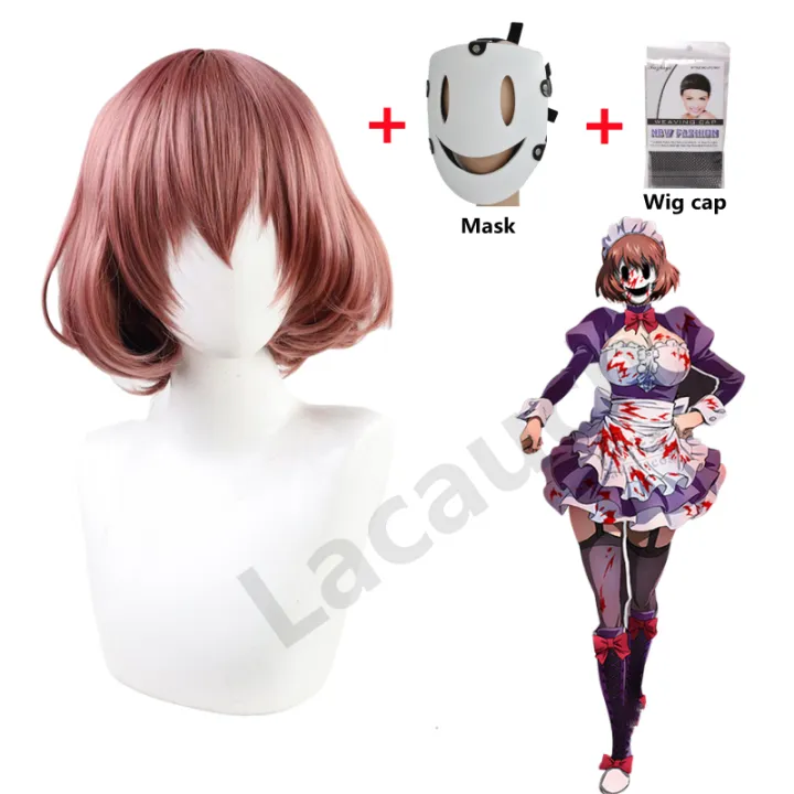 Hot Anime High Rise Invasion Maid Fuku Kamen Cosplay Costume Sexy Maid