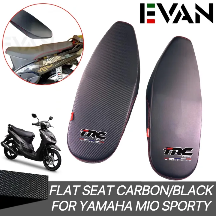 EVAN Shop Flat Seat Carbon Black For Yamaha MioSporty Made In Thailand