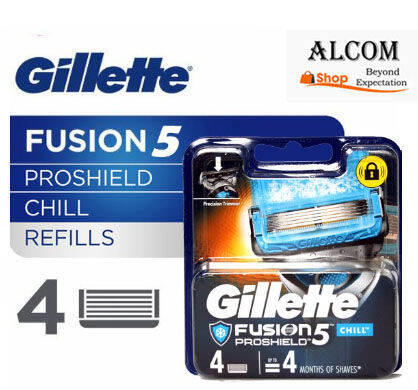 Gillette Fusion Proshield Chill Refill Pcs Lazada