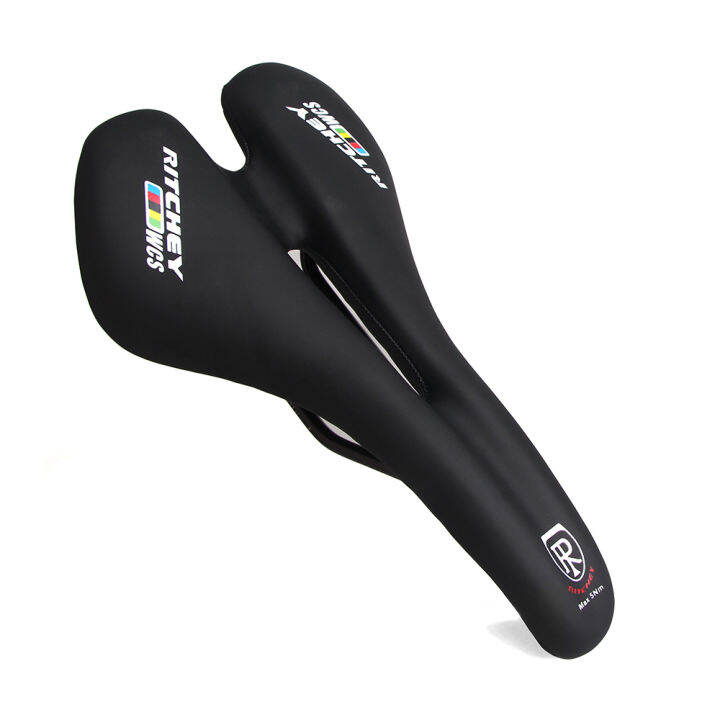 RITCHEY WCS White Black Road Bicycle Saddle PU Leather Hollow