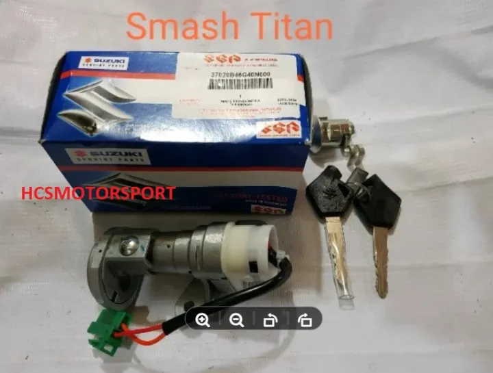 Kunci Kontak Set Komplit Assy Suzuki Smash Titan Asli Original Ori