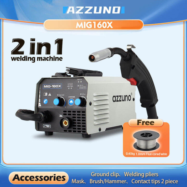 Azzuno Mig Welding Machine A V In Mma Mig Inverter Spot