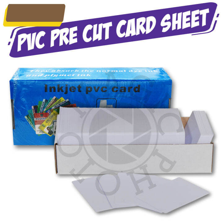 Magic Photo Printable Pvc Pre Cut Cards For Direct Id Printing Lazada Ph