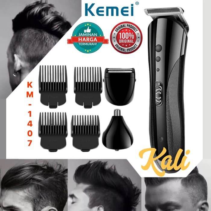 Alat Cukur Rambut Elektrik Hair Clipper Kemei 1407 Original Lazada