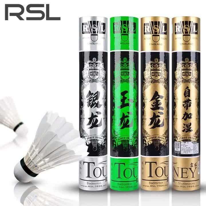 Original RSL Dragon Series GOOSE Feather Shuttle Badminton Shuttles