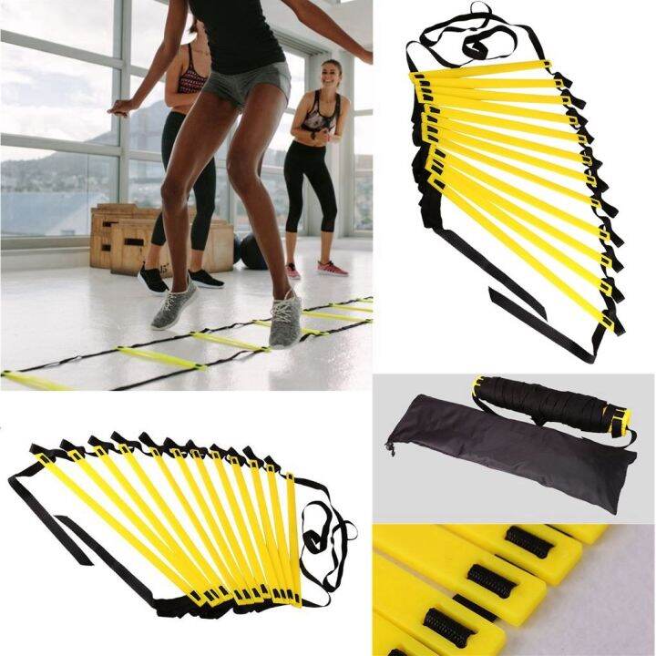 Agility Speed Ladder Stairs Nylon Straps Training Ladders Agile