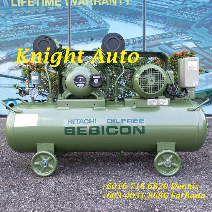 Hitachi Oil Free Bebicon Air Compressor Op G A Hp Bar Id