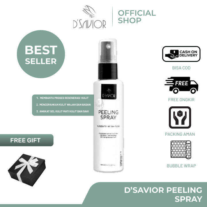 DSavior Brightening Serum Dan DSavior Peeling Spray Paket Perawatan