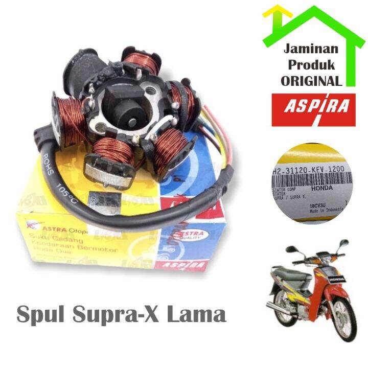 Aspira Spul Honda Supra X Lama Stator Comp Magnet Pulser Spull Motor