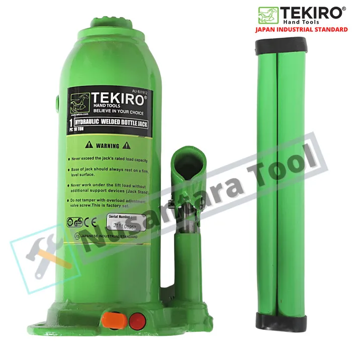 Tekiro Dongkrak Botol Ton Hydraulic Jack Ton Tekiro Lazada