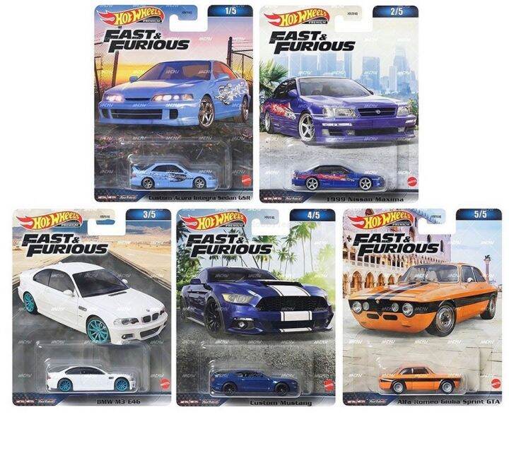 Hot Wheels Fast Furious Mix C Premium Set Lazada Indonesia