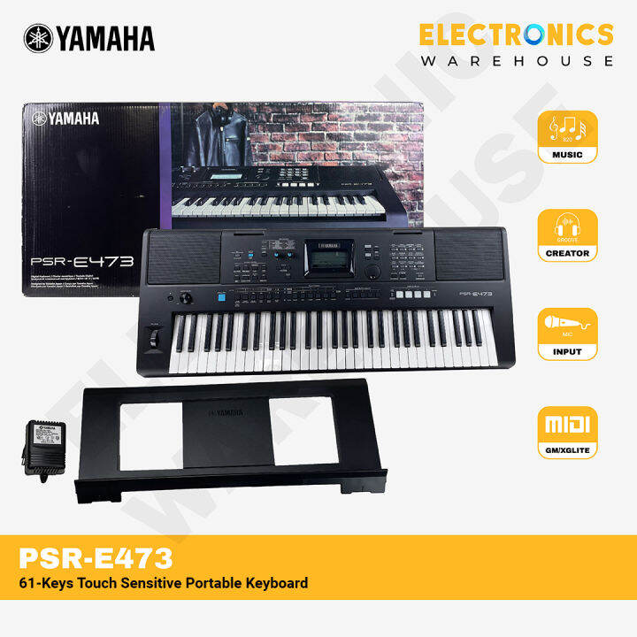 Yamaha Psr E Keys Touch Sensitive Portable Keyboard With X Type