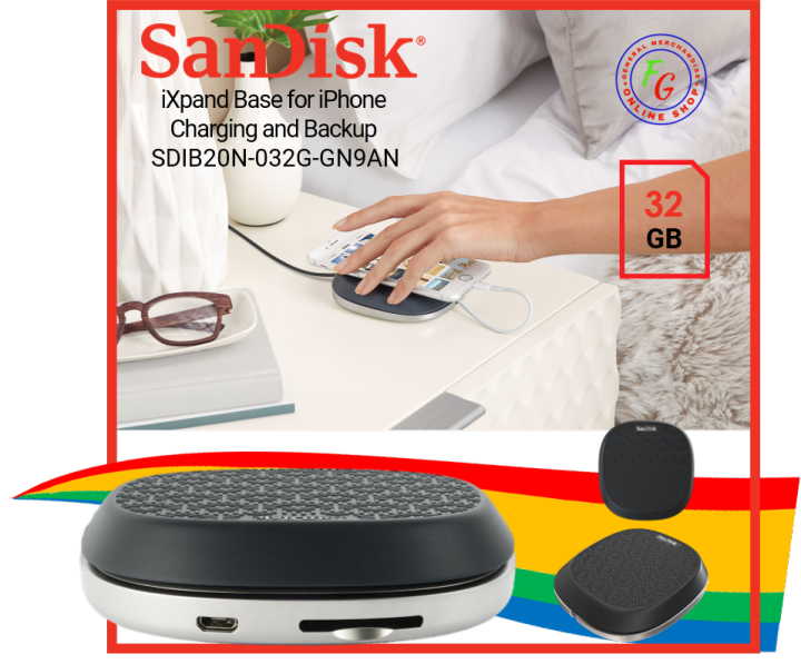 Sandisk Gb Ixpand Base For Iphone Charging And Backup Sdib N G