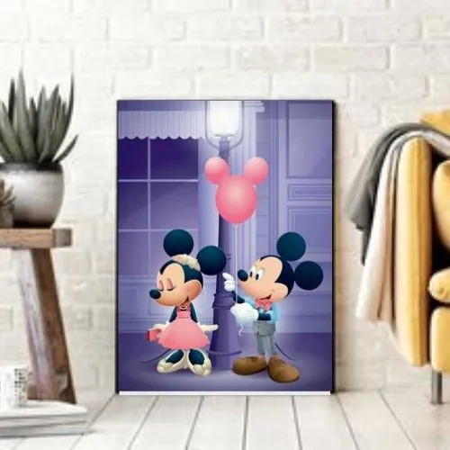 Hiasan Dinding Kamar Mickey Mouse Lukisan Mickey Minnie Mouse