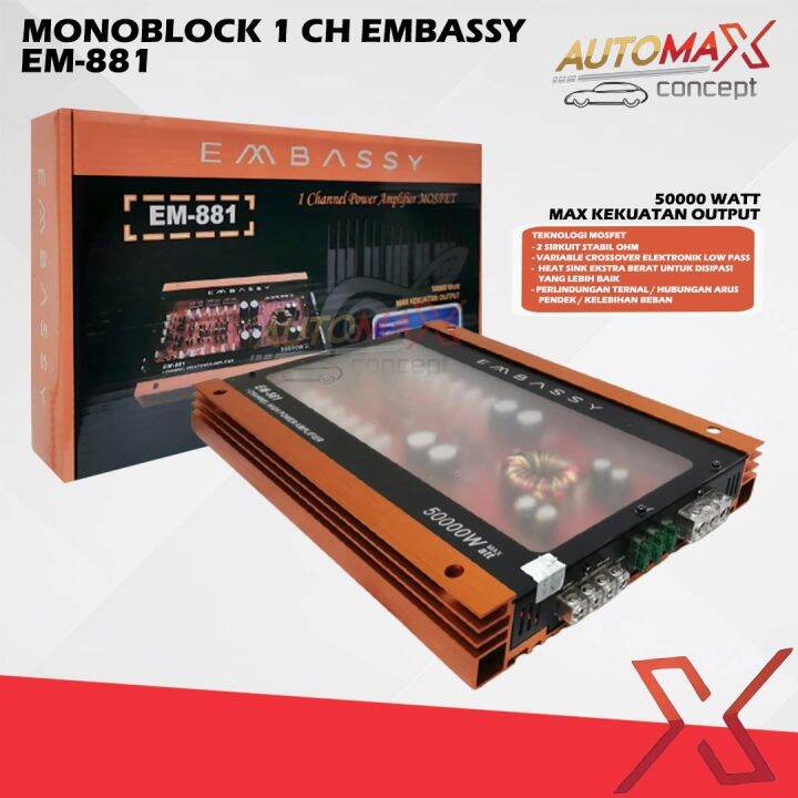 Power Monoblock Embassy Channel Watt Em Lazada Indonesia