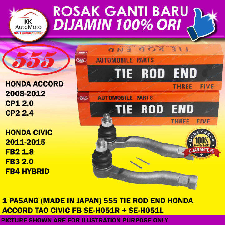 Pasang Sankei Japan Tie Rod End Honda Accord Tao Civic Tro Se