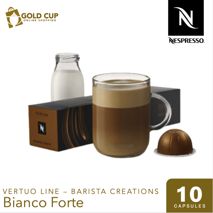 Nespresso Vertuo Line Barista Creations Bianco Forte Coffee