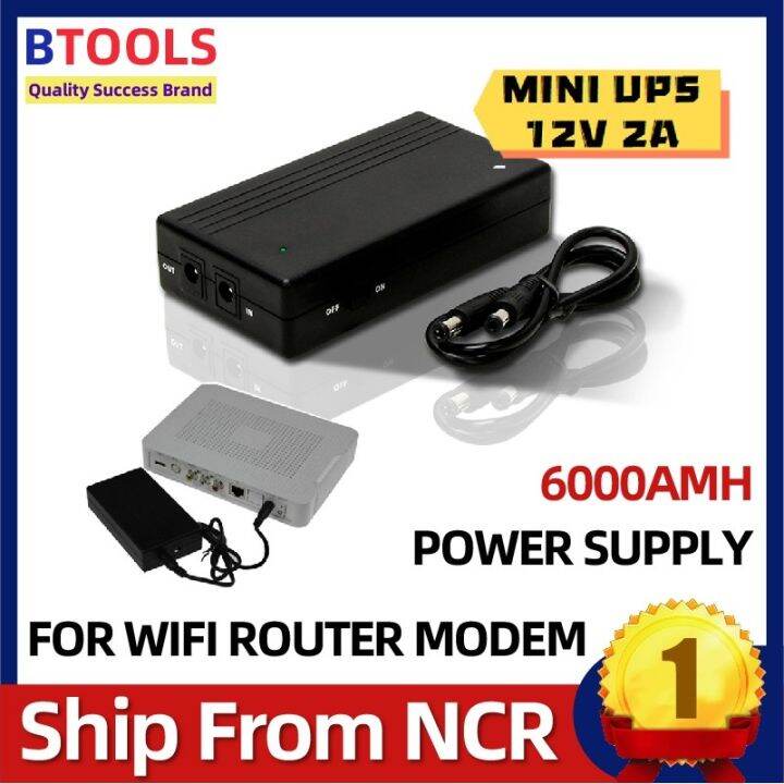 Mini DC UPS For Wifi Modem Portable Mini UPS 12V 9V Mini UPS 12V 2A 12V