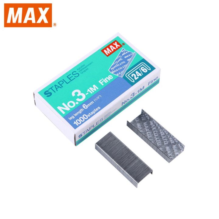 Original MAX No 3 1M Staples Dawai Kokot Ubat Stapler Bullet