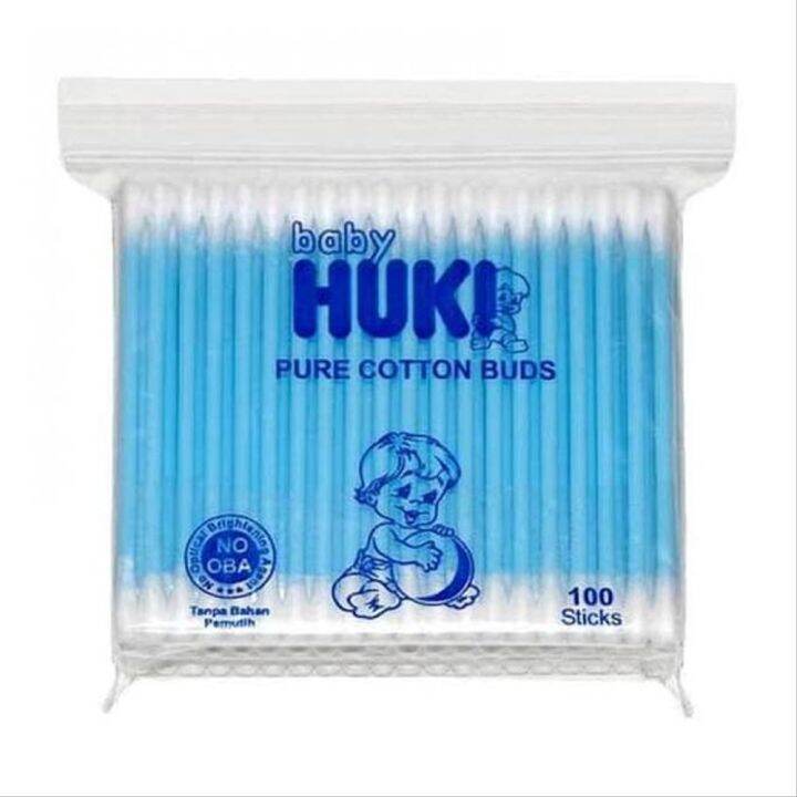 Huki Baby Cotton Bud Buds Extra Fine Isi 100pcs Lazada Indonesia