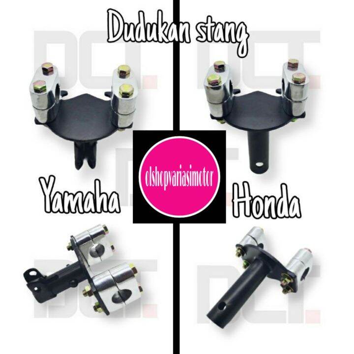 Adaptor Stang Dudukan Setang Honda Yamaha Suzuki Bebek Matik Mio Supra