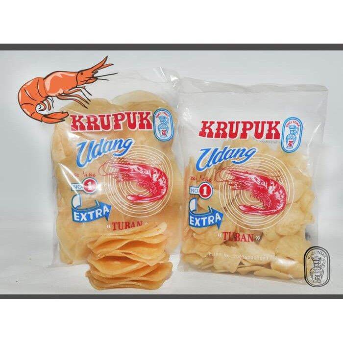 Kerupuk Udang Khas Tuban Cap Guci Toak Extra Gr Enak Renyah Asli