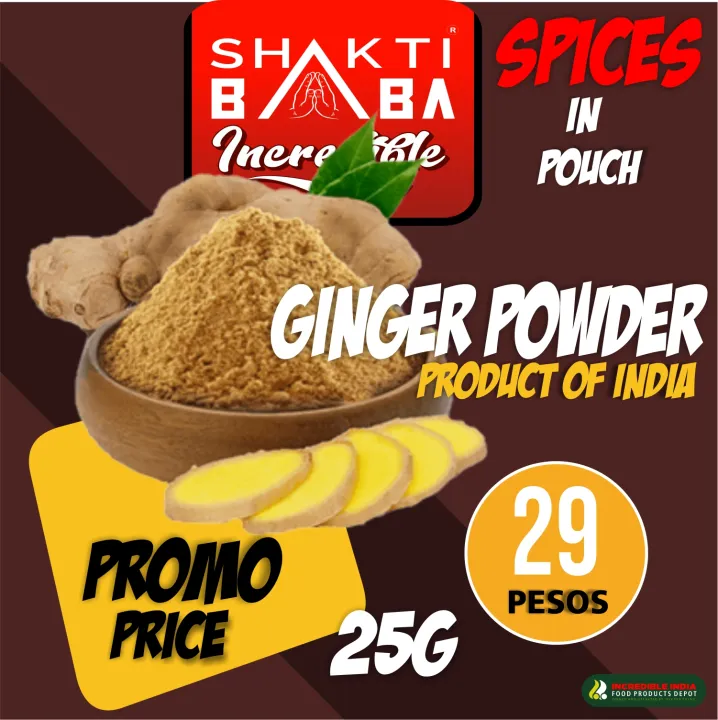 SHAKTI BABA GINGER POWDER IN POUCH 25G Lazada PH