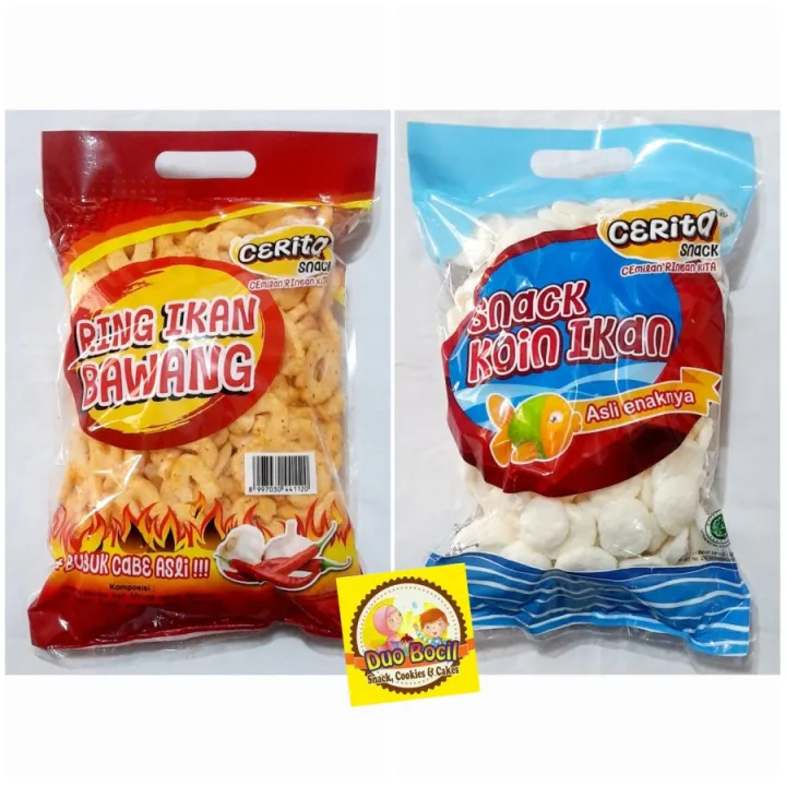 Kerupuk Ikan Khas Palembang Bentuk Koin Gram Duo Bocil Snack