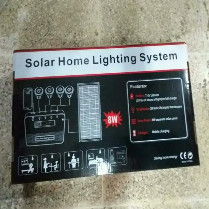 Paket Solar Home Sistem 4 Lampu SHS Solar Home Lighting System