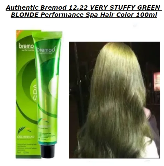 Authentic Bremod Very Stuffy Green Blonde Performance Spa Hair