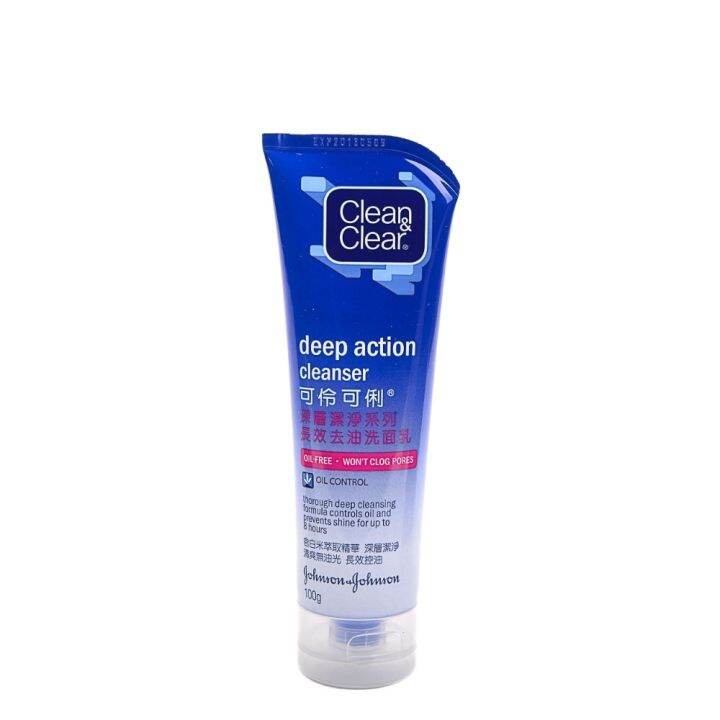 CLEAN N CLEAR Deep Action Cleanser 100g Lazada PH