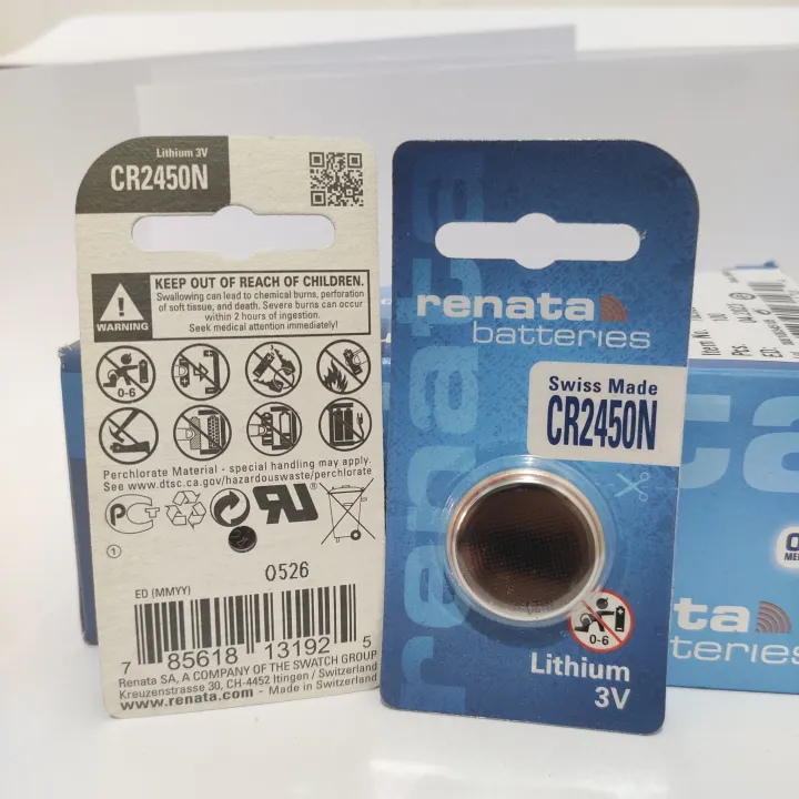 Original Renata Cr N Cr V Lithium Battery Batere Batrei