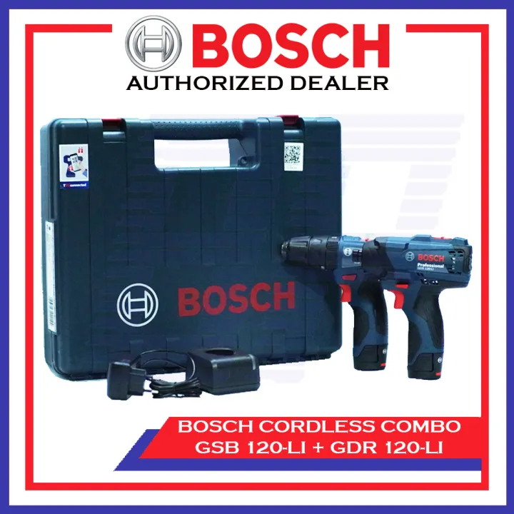 Bosch Gsb Li Gdr Li Professional Drill Driver Combo Kit