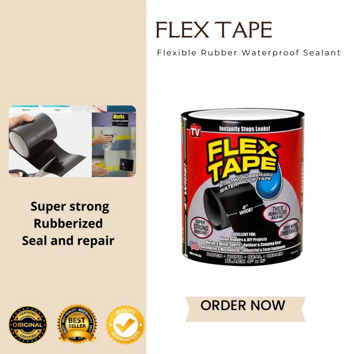 Authentic Flex Tape Super Strong Rubberized Waterproof Tape Flexible