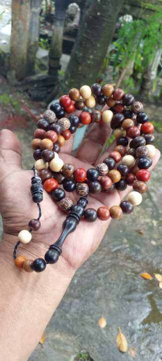 Tasbih Muslim Kombinasi 9 Kayu Bertuah Dim 10mm Lazada Indonesia