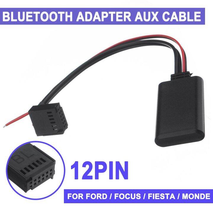 V Car Bluetooth Adapter For Ford Focus Fiesta Mondeo C Max Fusion Aux