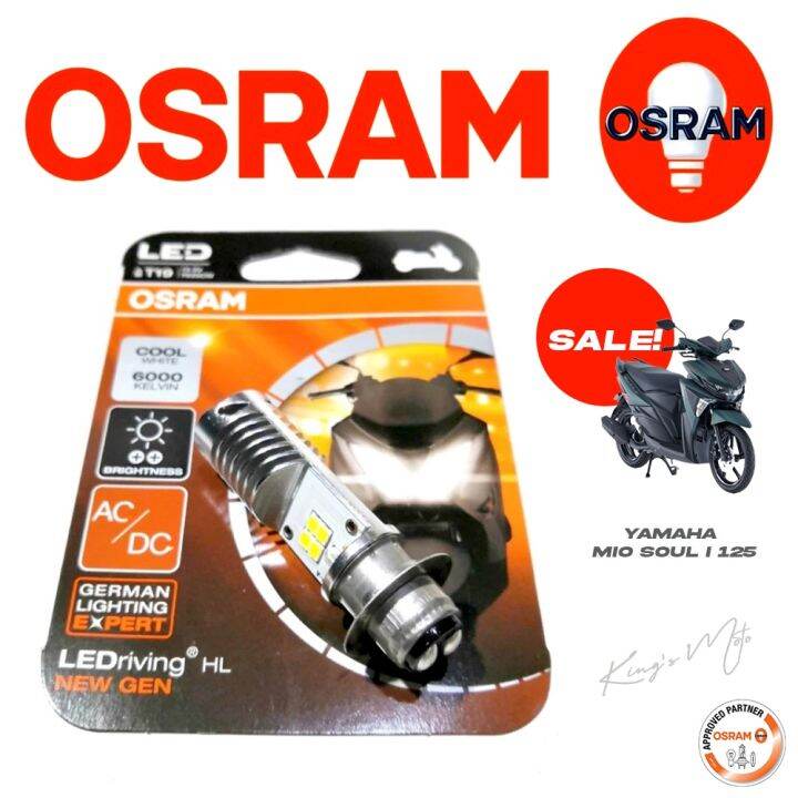 YAMAHA MIO SOUL I 125 Osram Motorcycle Headlight LED Bulbs SUPER BRIGHT