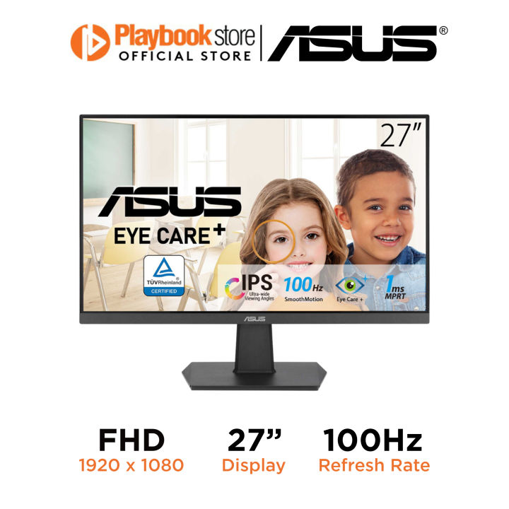 Asus VA27EHF 27 Inch Full HD IPS Technology 1ms 100Hz Eye Care Gaming