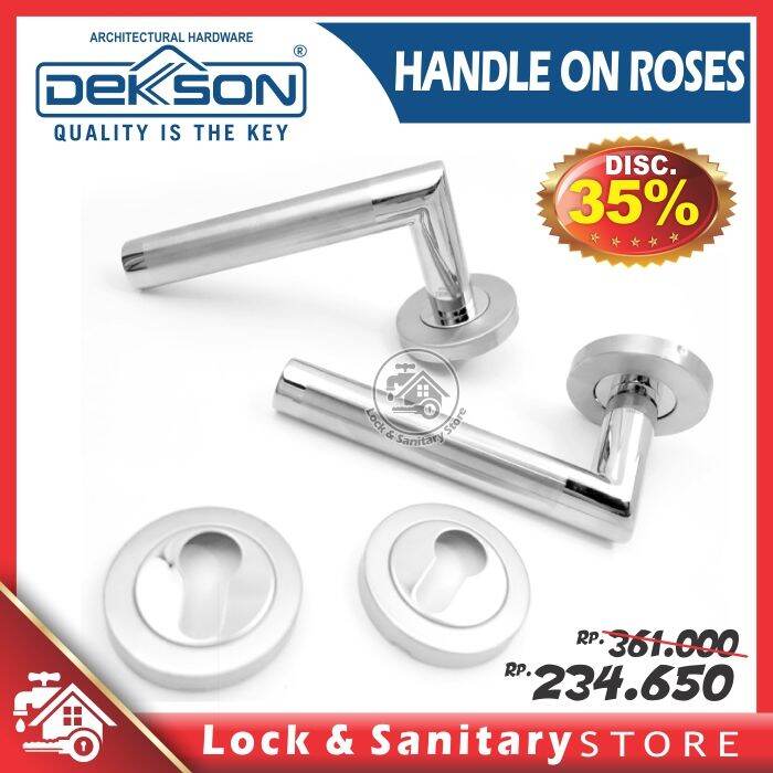 Handle Pintu Dekson Dekkson Lhtr Sss Lever Handle Tube Roses