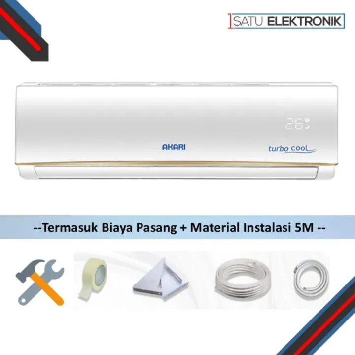 Ac Akari Pk E Lw Ac Low Watt Split Pasang Material Ac M