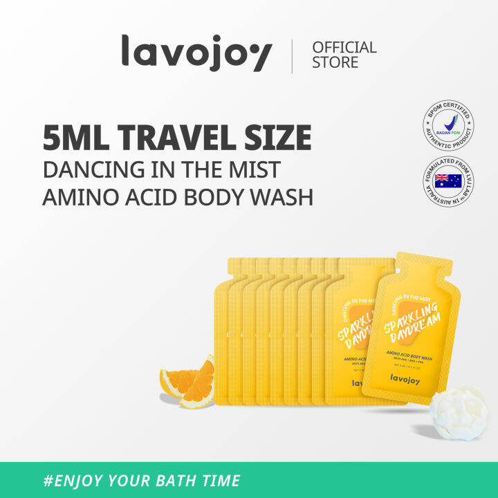 Lvj Lavojoy Sparkling Daydream Body Wash Dancing In The Mist Travel