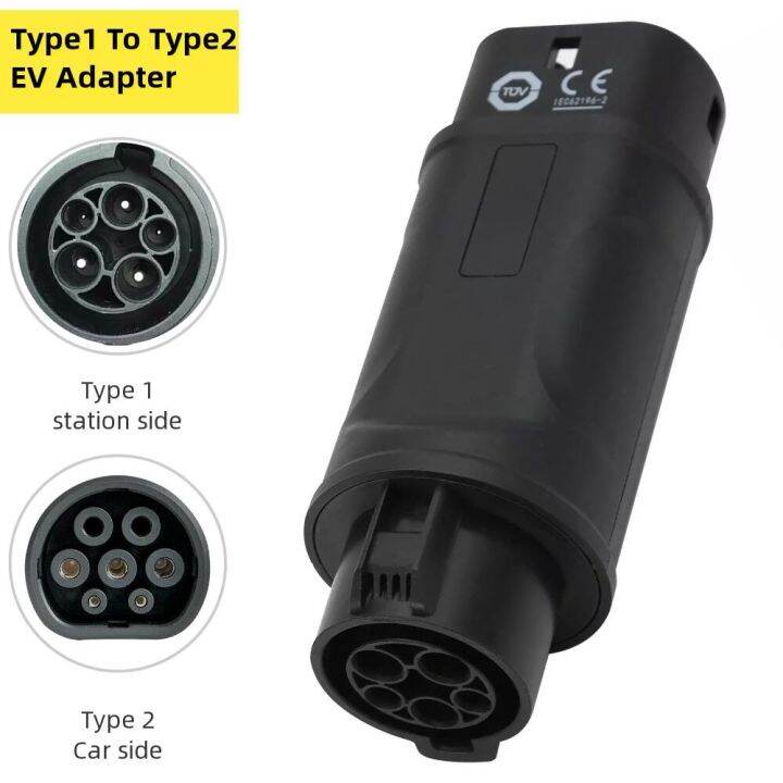 SAE J1772 EV Adaptor Plug 32A Electric Vehicle Car EV Charger Connector