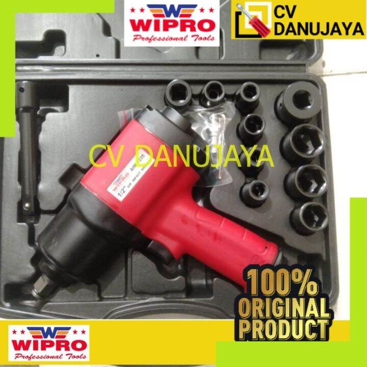 Air Impact Wrench 1 2 Twin Hammer Wipro AIW 1235 Lazada Indonesia