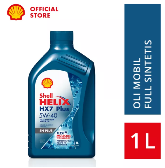 SHELL HELIX HX7 5W 40 ORIGINAL UKURAN 1 LITER HARGA GROSIR Lazada