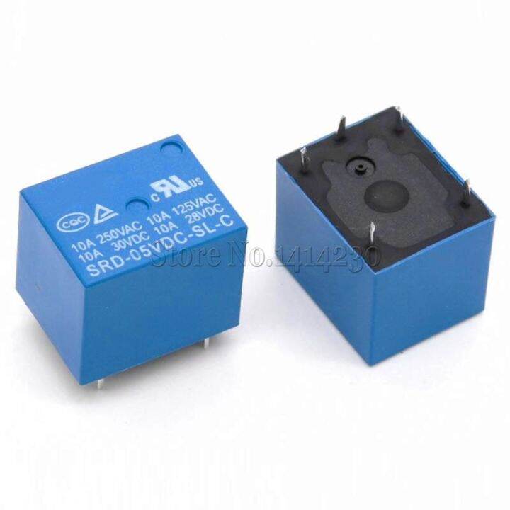 10pcs Lot 5v Dc Power Relay Srd 05vdc Sl C T73 5v Srd 5vdc Sl C 5pin