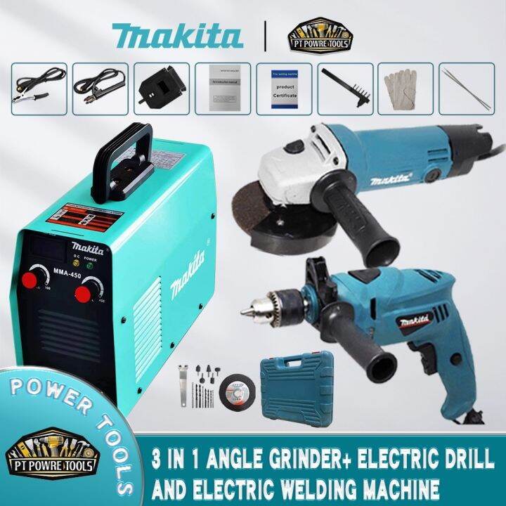 Makita 3 In 1 MMA 450 Portable Igbt Inverter Welding Machine Makita