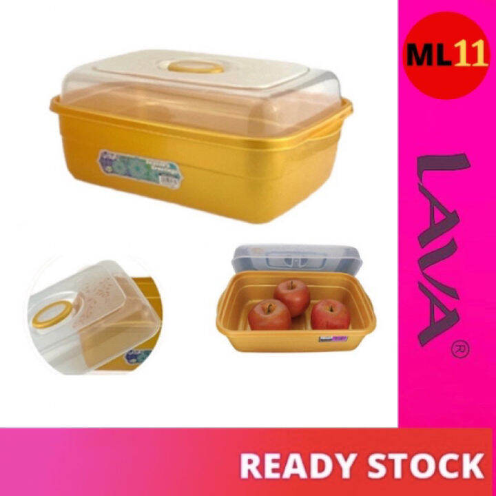 LAVA Food Saver Storage Container 5 6L Cake Container Bekas Makanan